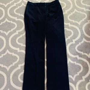 Navy blue editor barely boot low rise stretch